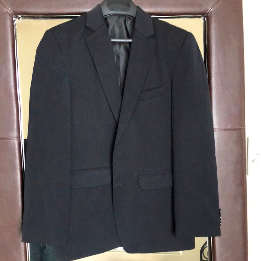 Boys Black Van Heusen Suit Coat
